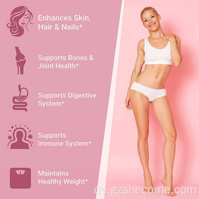 Kollagen für Haargelenkstütze Kollagenpeptidepulver